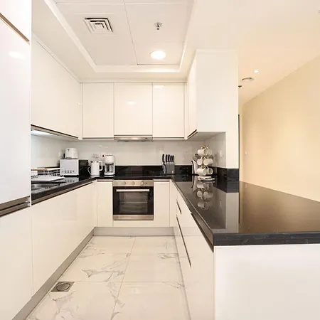 Visionary Vista: 2Br Al Habtoor City Dubaï Extérieur photo