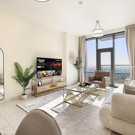Visionary Vista: 2Br Al Habtoor City Dubaï Extérieur photo